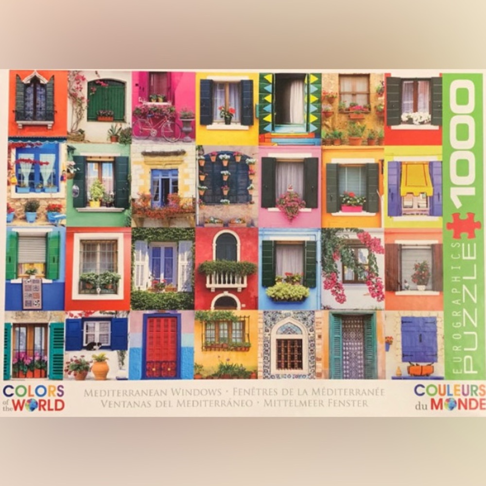 2x 1000 piece Eurographics puzzles